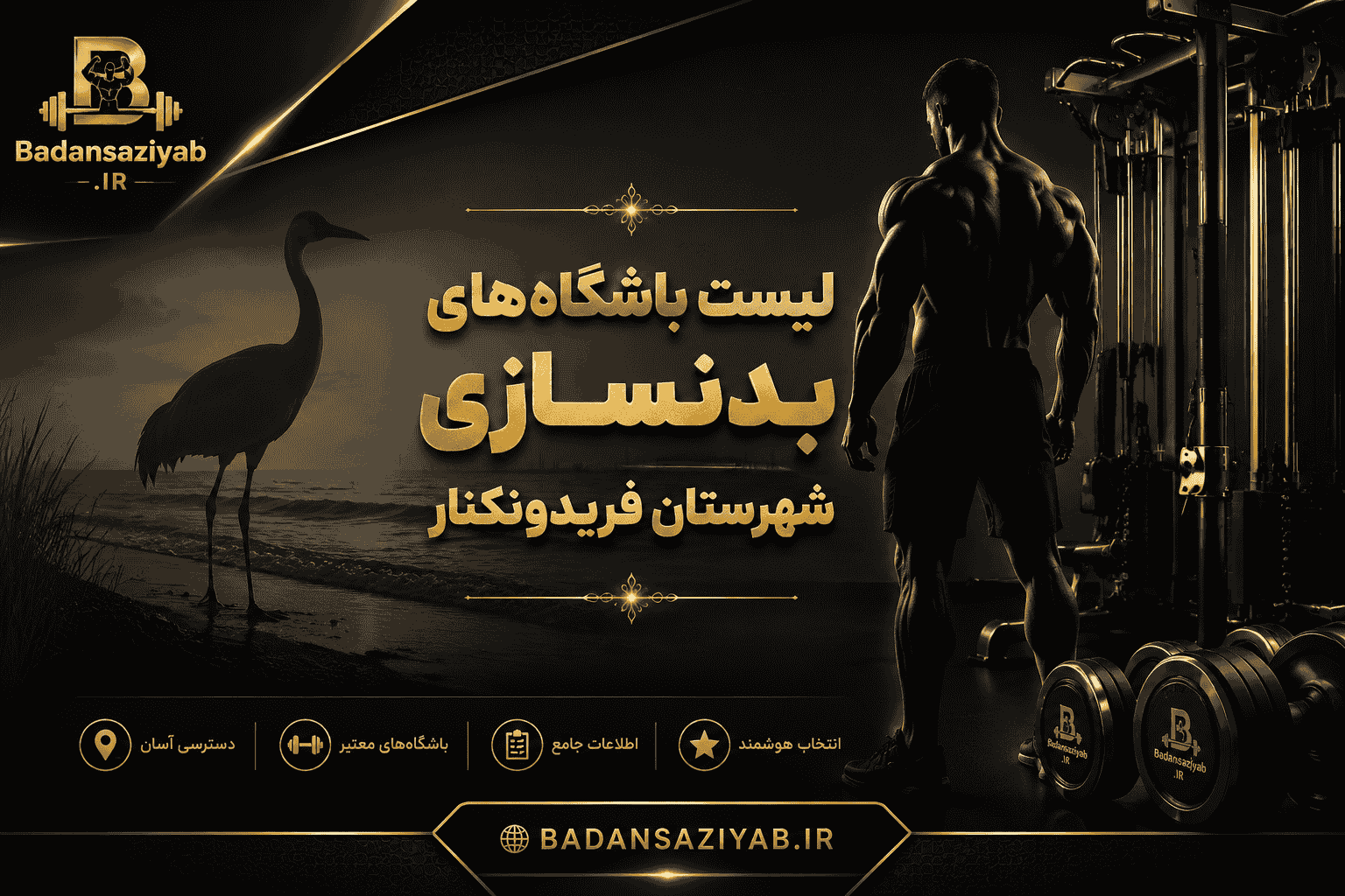 لیست باشگاه‌های بدنسازی شهرستان فریدونکنار